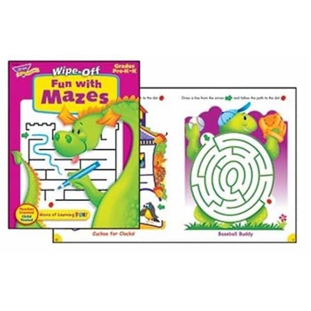 Trend Enterprises Trend Enterprises T-94125 Fun With Mazes Wipe Off Book T-94125